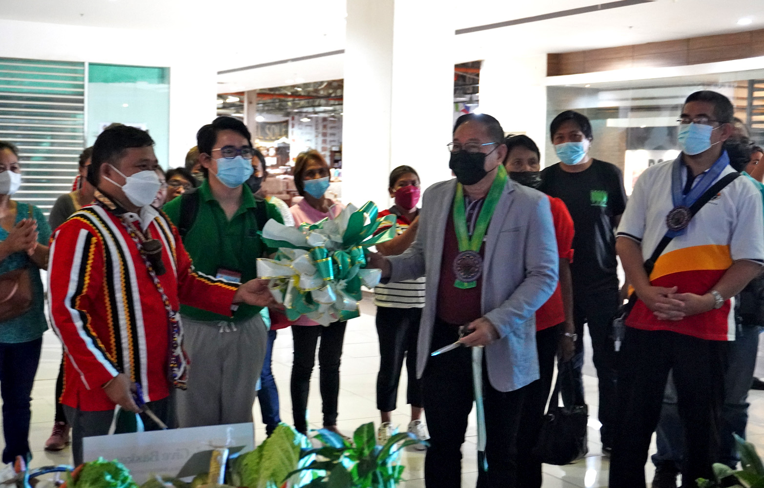 Ribbon cutting initiated by Councilor Roger Abaday of Cagayan de Oro City Council and Datu Masikal Jude Jabiniar of TACATCU